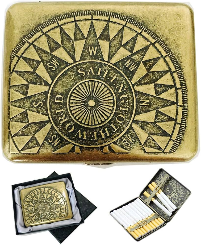 Amazon.co.jp: NGE シガレットケース 20本 メンズ おしゃれ タバコ